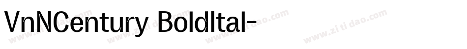 VnNCentury BoldItal字体转换